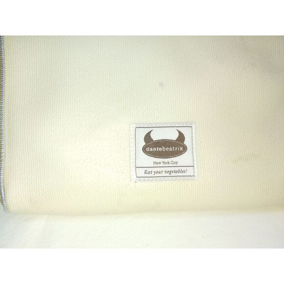 Dante Beatrix Women's Nylon/Plastic/Vinyl Cream/Gold/Silver Convertible Handbag. - Picture 2 of 10